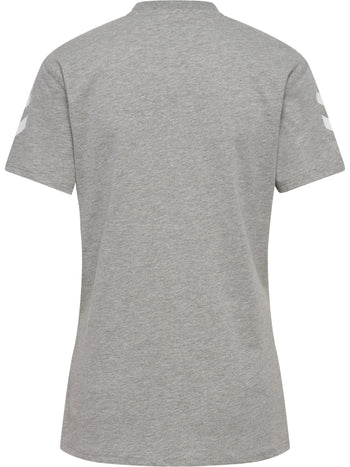 HUMMEL Go 2.0 Chevron T-Shirt S/S Damen (grey melange)