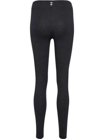 HUMMEL Pulse Logo Mw Tights Damen (black melange)
