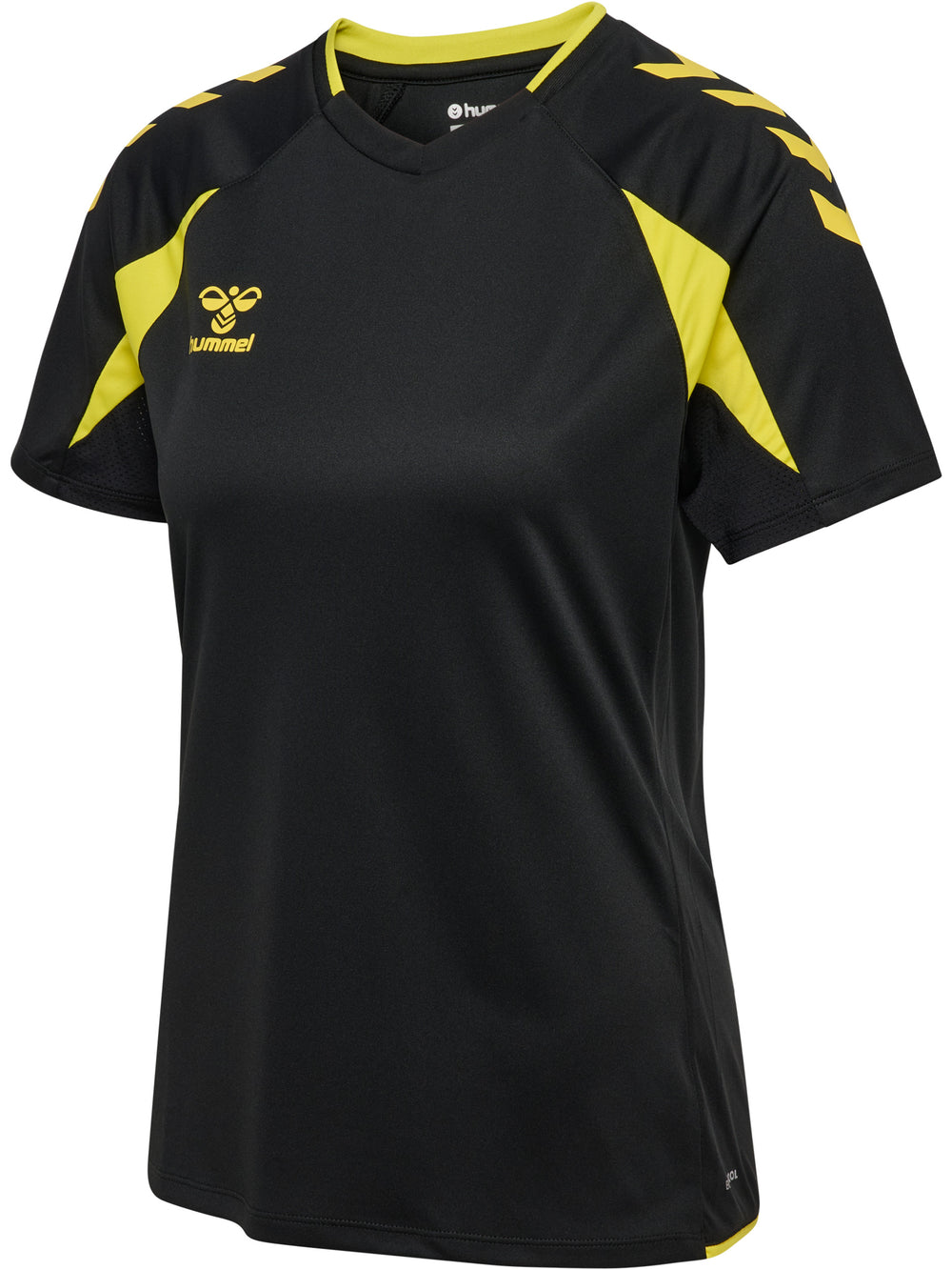 HUMMEL Core 2.0 Jersey S/S Damen (black/blazing yellow)
