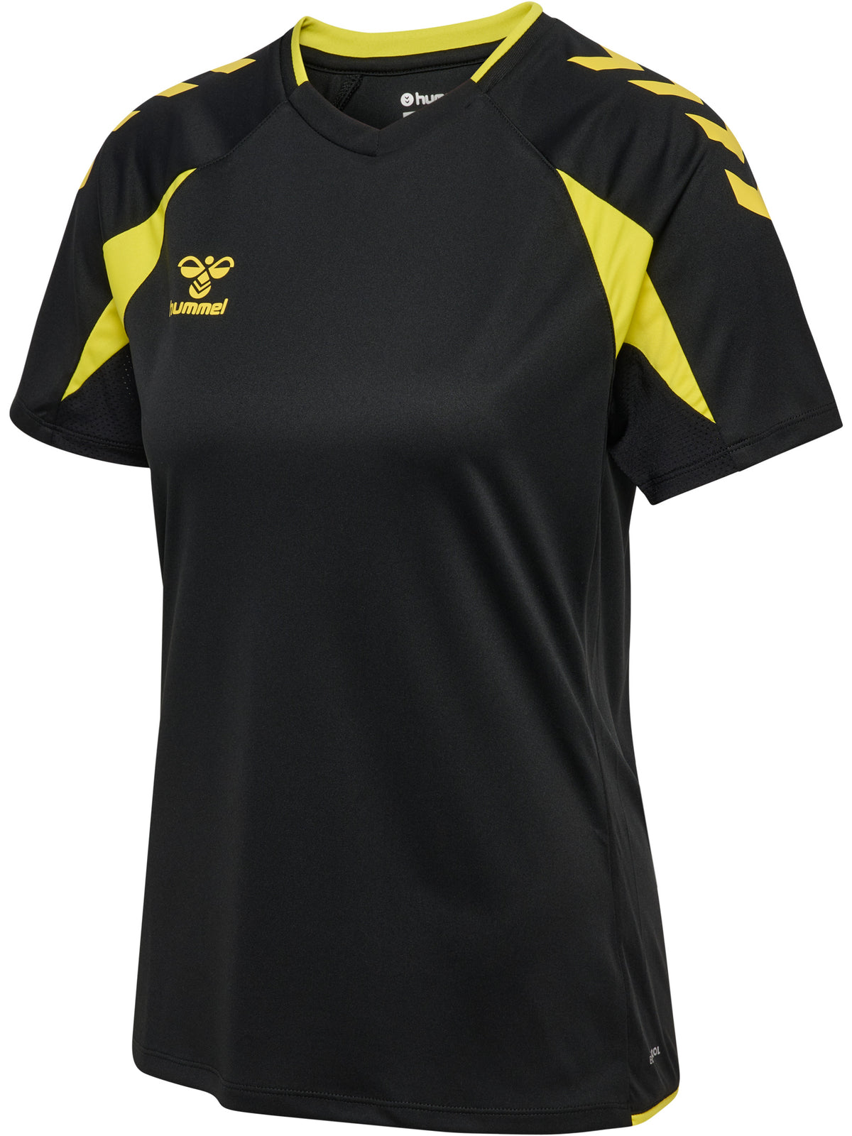 HUMMEL Core 2.0 Jersey S/S Damen (black/blazing yellow)