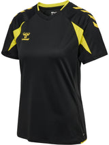 HUMMEL Core 2.0 Jersey S/S Damen (black/blazing yellow)