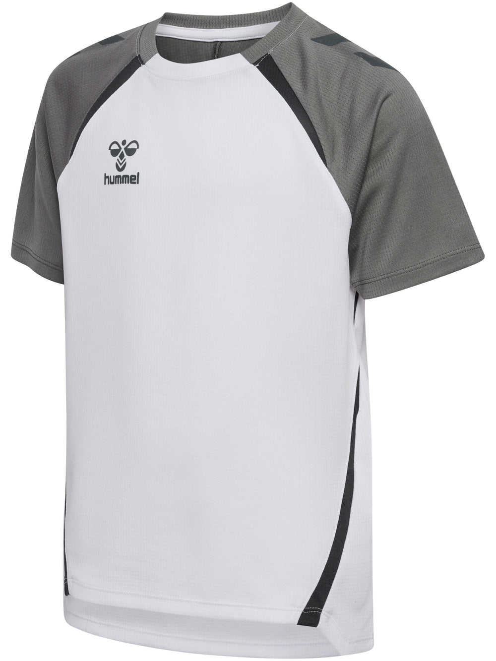 HUMMEL Lead 2.0 Jersey S/S Kind (white/steel gray)