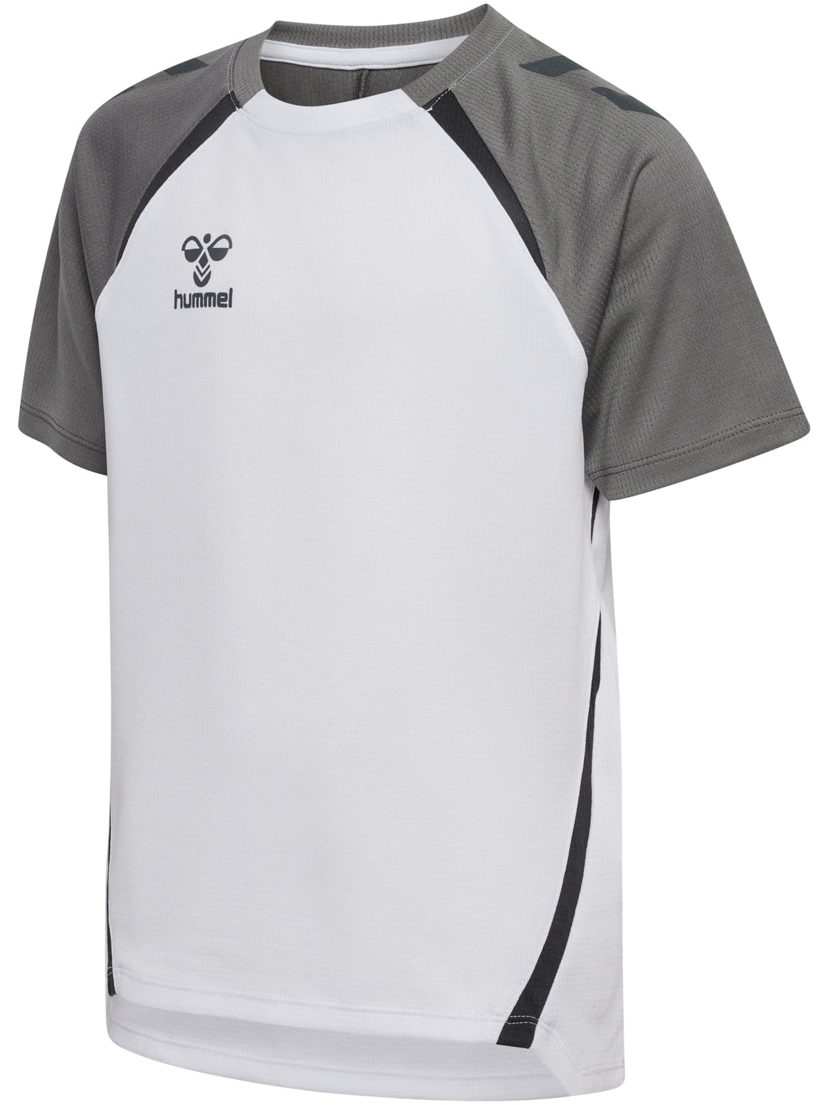 HUMMEL Lead 2.0 Jersey S/S Kind (white/steel gray)