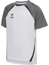 HUMMEL Lead 2.0 Jersey S/S Kind (white/steel gray)
