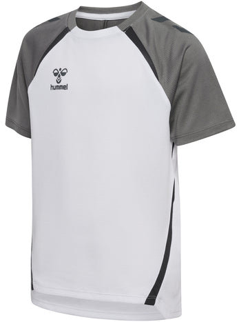 HUMMEL Lead 2.0 Jersey S/S Kind (white/steel gray)
