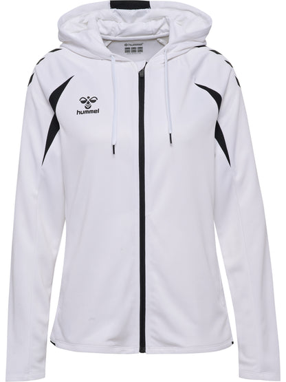 HUMMEL Core 2.0 Zip Hoodie Damen (white/black)