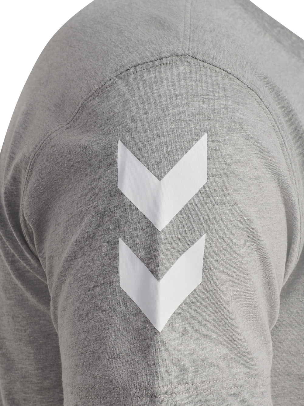 HUMMEL Go 2.0 Chevron T-Shirt S/S (grey melange)