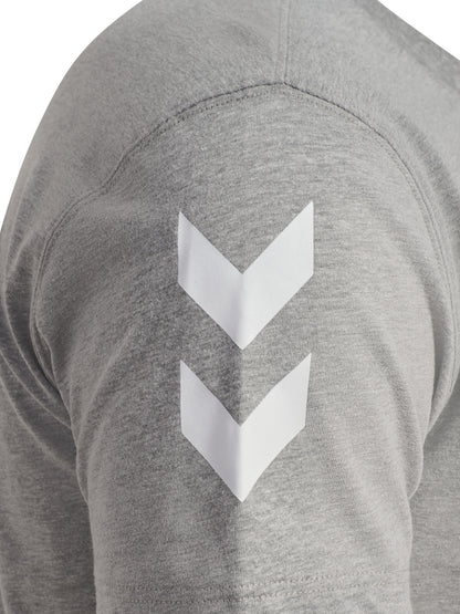 HUMMEL Go 2.0 Chevron T-Shirt S/S (grey melange)