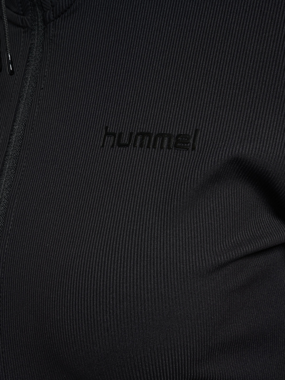 HUMMEL Prima Rib Zip Blouse Damen (black)