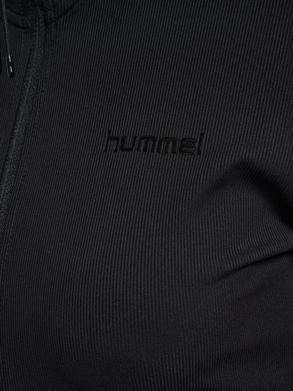HUMMEL Prima Rib Zip Blouse Damen (black)