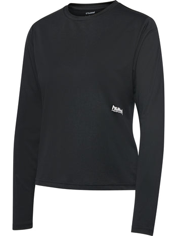 HUMMEL Pulse Workout T-Shirt L/S Damen (black)