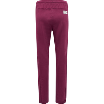 HUMMEL Move Grid Cotton Pants Damen (grape wine)