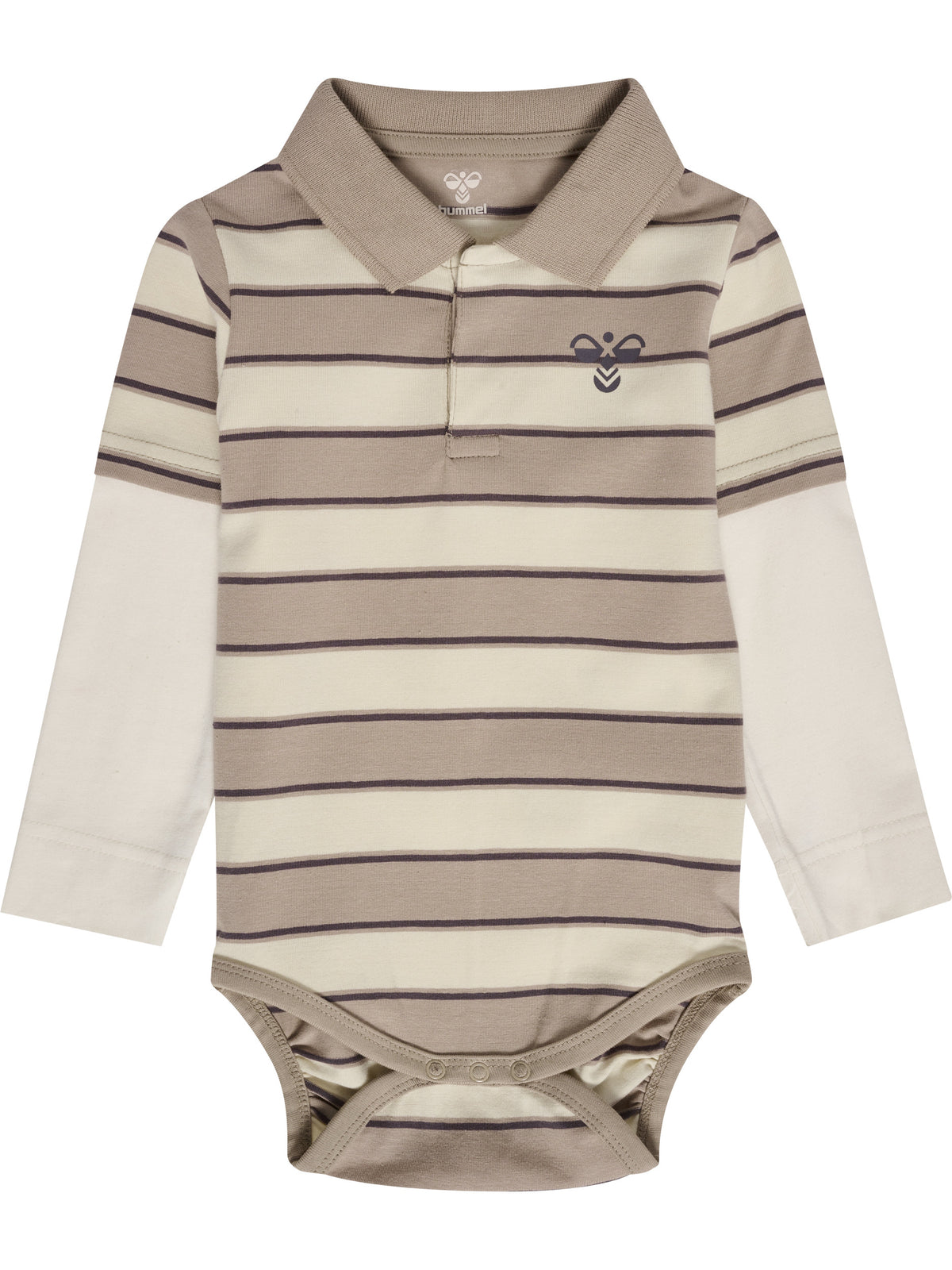 HUMMEL Tim Polo Body L/S Kind (cobblestone)