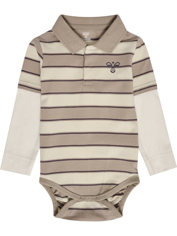 HUMMEL Tim Polo Body L/S Kind (cobblestone)