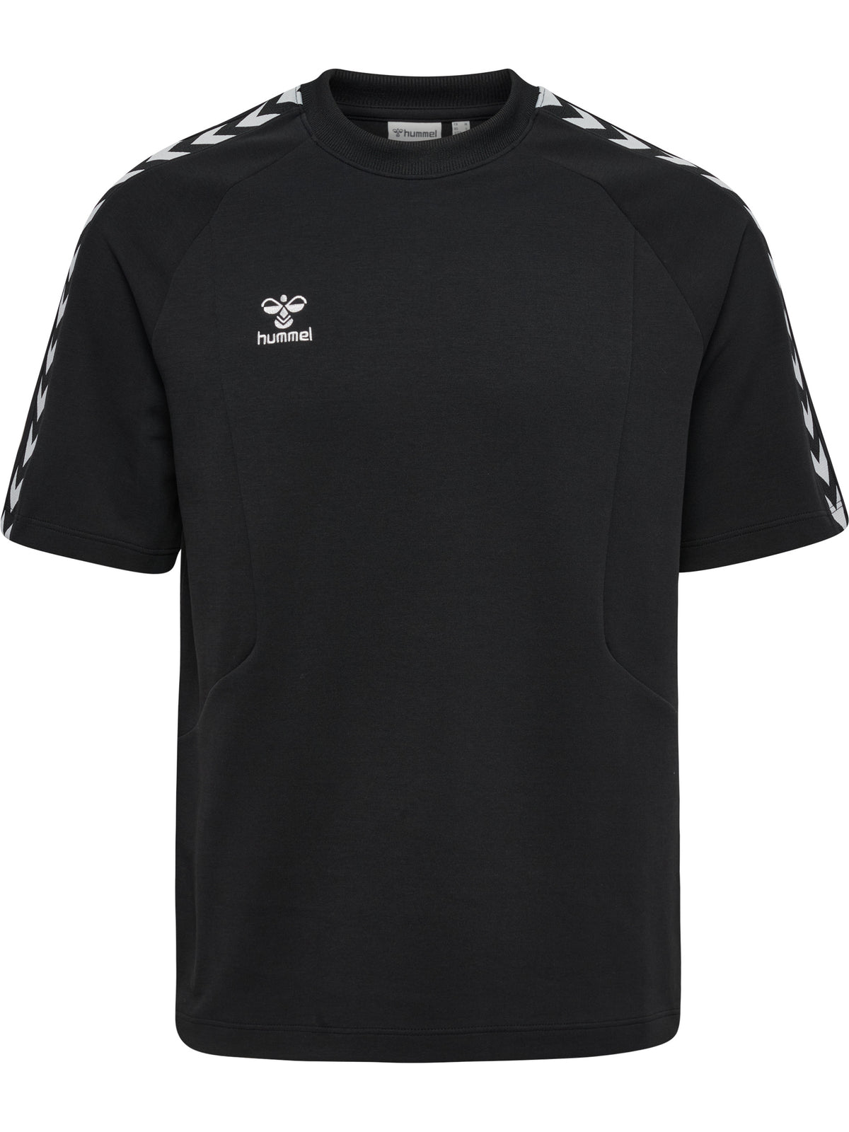 HUMMEL Root T-Shirt S/S (black/blanc de blanc)