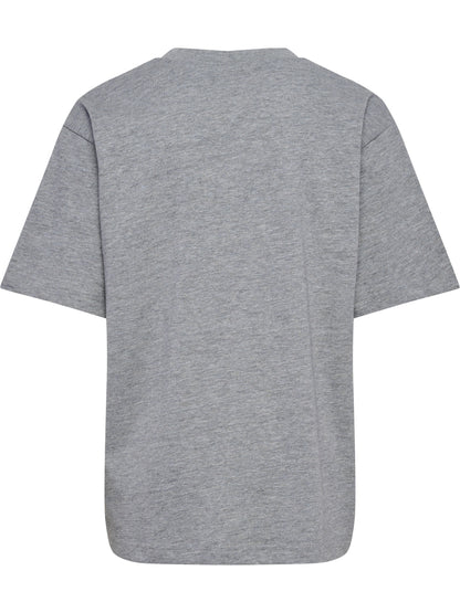 HUMMEL Loose T-Shirt S/S Bee Kind (grey melange)