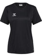 HUMMEL Essential Jersey S/S Damen Schwarz