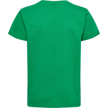HUMMEL Red Basic T-Shirt S/S Kind (jelly bean)
