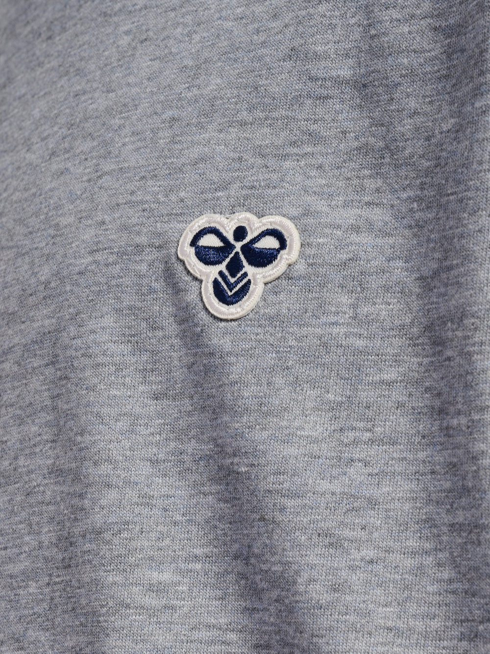 HUMMEL Loose T-Shirt S/S Bee Kind (grey melange)