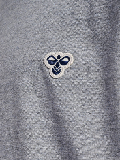 HUMMEL Loose T-Shirt S/S Bee Kind (grey melange)