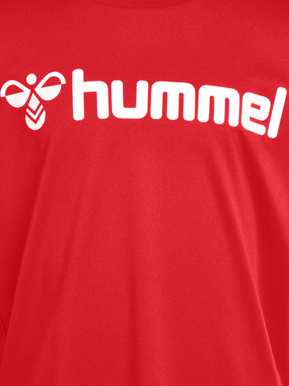 HUMMEL Logo Jersey S/S Kind (true red)