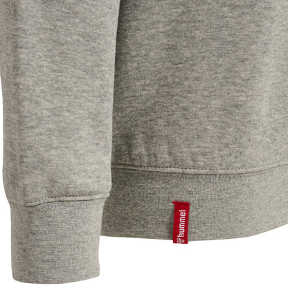 HUMMEL Red Classic Hoodie Kind (grey melange)