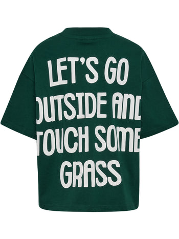 HUMMEL Silly S/S Boxy T-Shirt Solid Kind (forest biome)