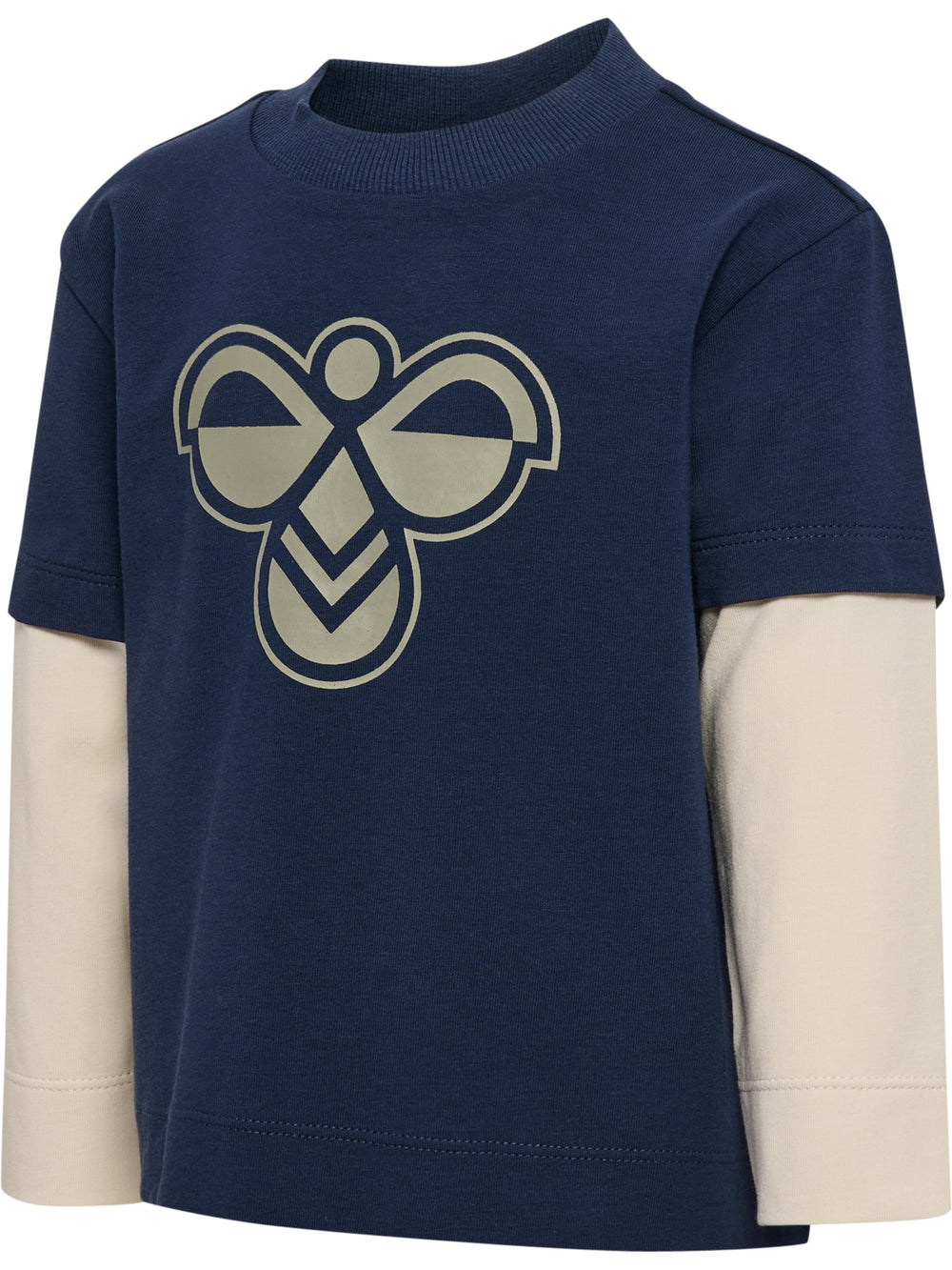 HUMMEL Mini Loose Layer T-Shirt L/S Kind (dress blues)