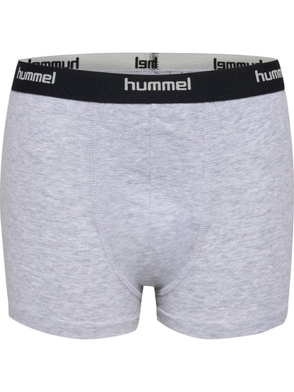HUMMEL Nalle Boxers 3 Pack Kind (grey melange/dress blues/black)