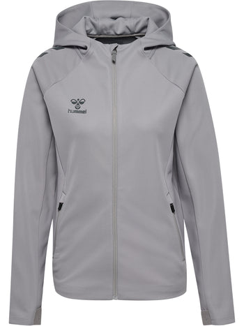 HUMMEL Cima 2.0 Zip Hoodie Damen Grau