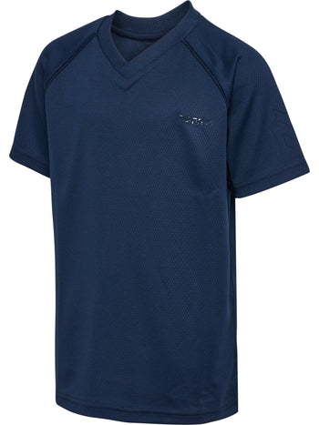 HUMMEL Reg Active T-Shirt S/S Kind (dress blues)
