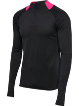 HUMMEL BLAZE27 Pro Training Half Zip (black/pink glo)