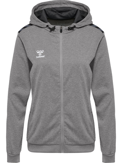 HUMMEL Authentic PL Zip Hoodie Damen (grey melange)