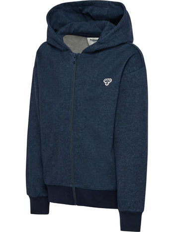 HUMMEL Loose Dnm Zip Hoodie Bee Kind (dress blues)