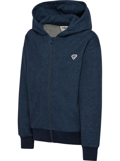 HUMMEL Loose Dnm Zip Hoodie Bee Kind (dress blues)