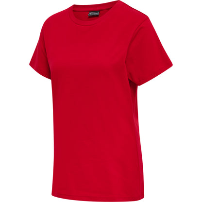 HUMMEL Red Basic T-Shirt S/S Damen (tango red)
