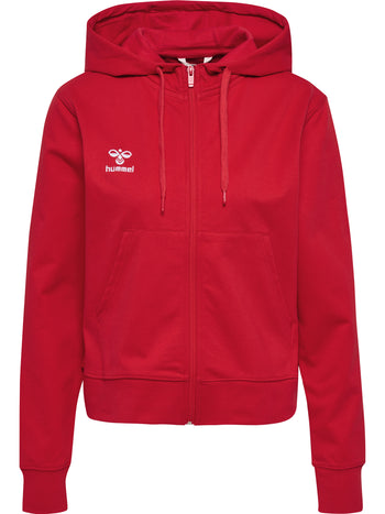 HUMMEL Go 2.0 Zip Hoodie Damen Rot
