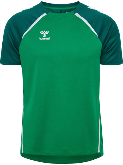 HUMMEL Lead 2.0 Jersey S/S (jelly bean/evergreen)