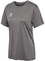 HUMMEL Essential Jersey S/S Damen (steel gray)