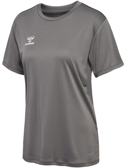 HUMMEL Essential Jersey S/S Damen (steel gray)
