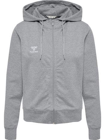 HUMMEL Go 2.0 Zip Hoodie Damen Grau