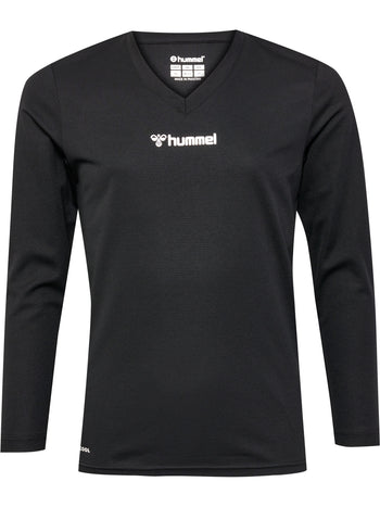 HUMMEL Bl Essential Tee L/S Unisex Kind Schwarz