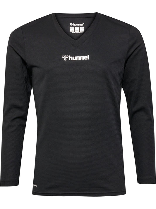 HUMMEL Bl Essential Tee L/S Unisex Kind Schwarz