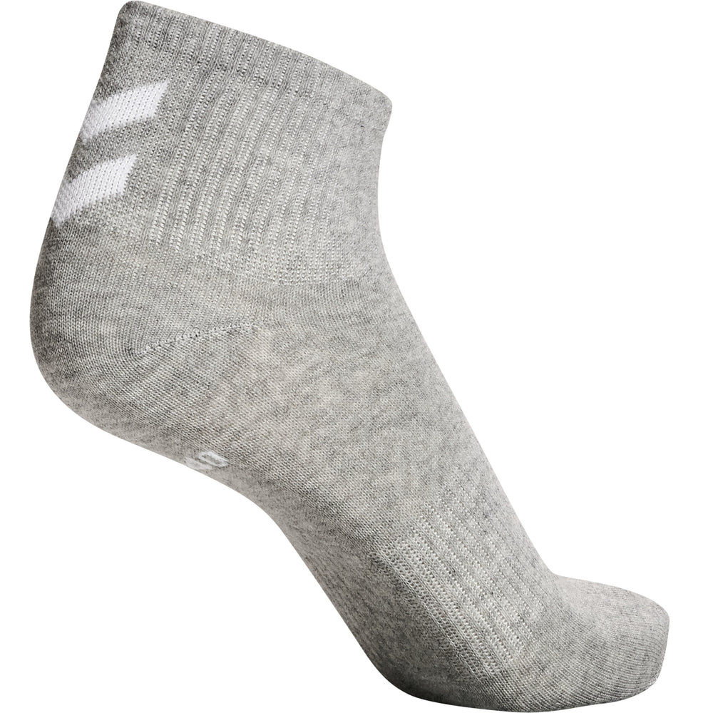 HUMMEL Chevron 6-Pack Mid Cut Socks (black/white/grey)