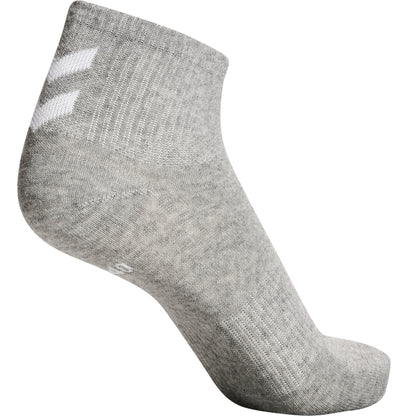 HUMMEL Chevron 6-Pack Mid Cut Socks (black/white/grey)