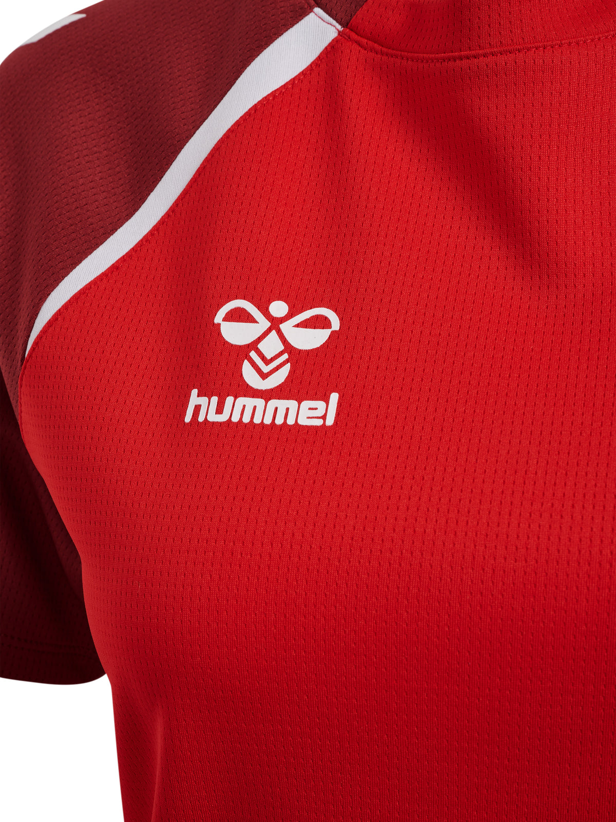 HUMMEL Lead 2.0 Jersey S/S Damen (true red/maroon)