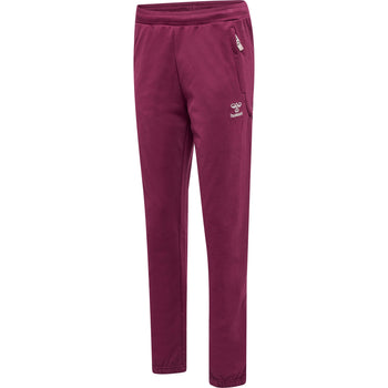 HUMMEL Move Grid Cotton Pants Damen (grape wine)
