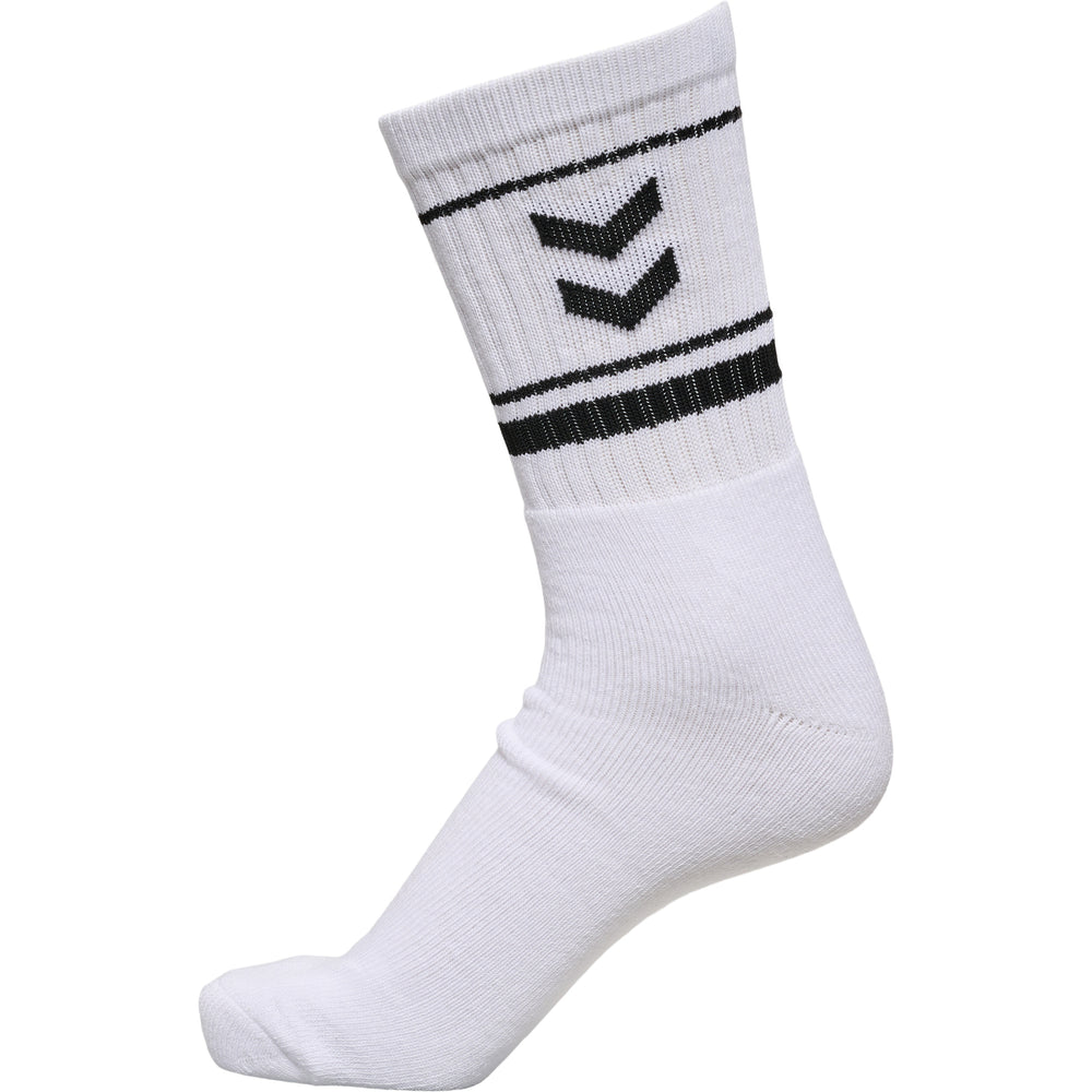 HUMMEL Stripe Crew 3-Pack Socks (white)