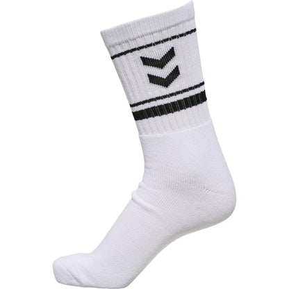 HUMMEL Stripe Crew 3-Pack Socks (white)