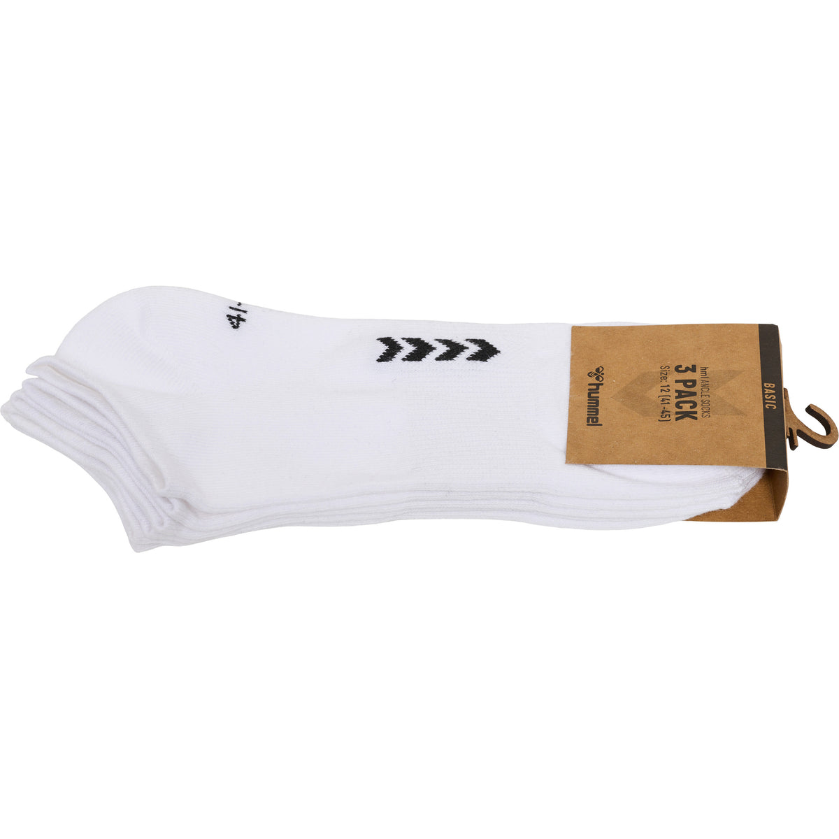 HUMMEL Ancle 3-Pack Socks (white)